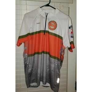 PRIMAL mens cycling jersey XL METLIFE north carolina 2015 preowned 1/4 zip